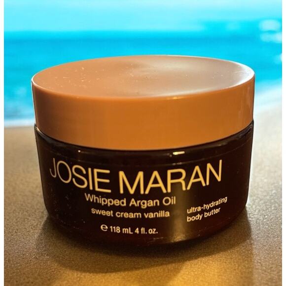 JOSIE MARAN Whipped Argan Oil "Sweet Cream Vanilla" 4 fl.oz. SEALED NEW - Picture 1 of 2